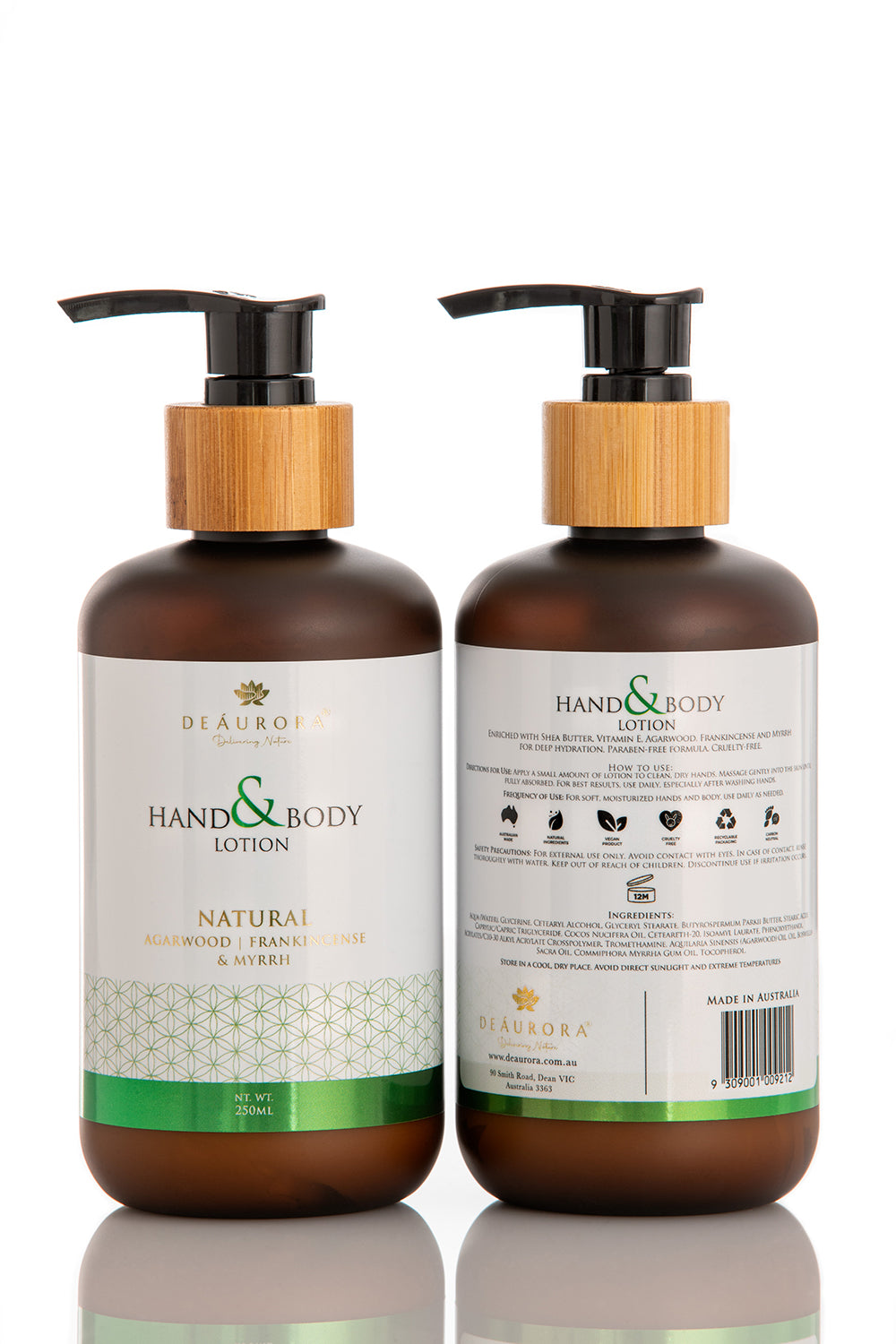 DeAurora Hand & Body Lotion 250ml