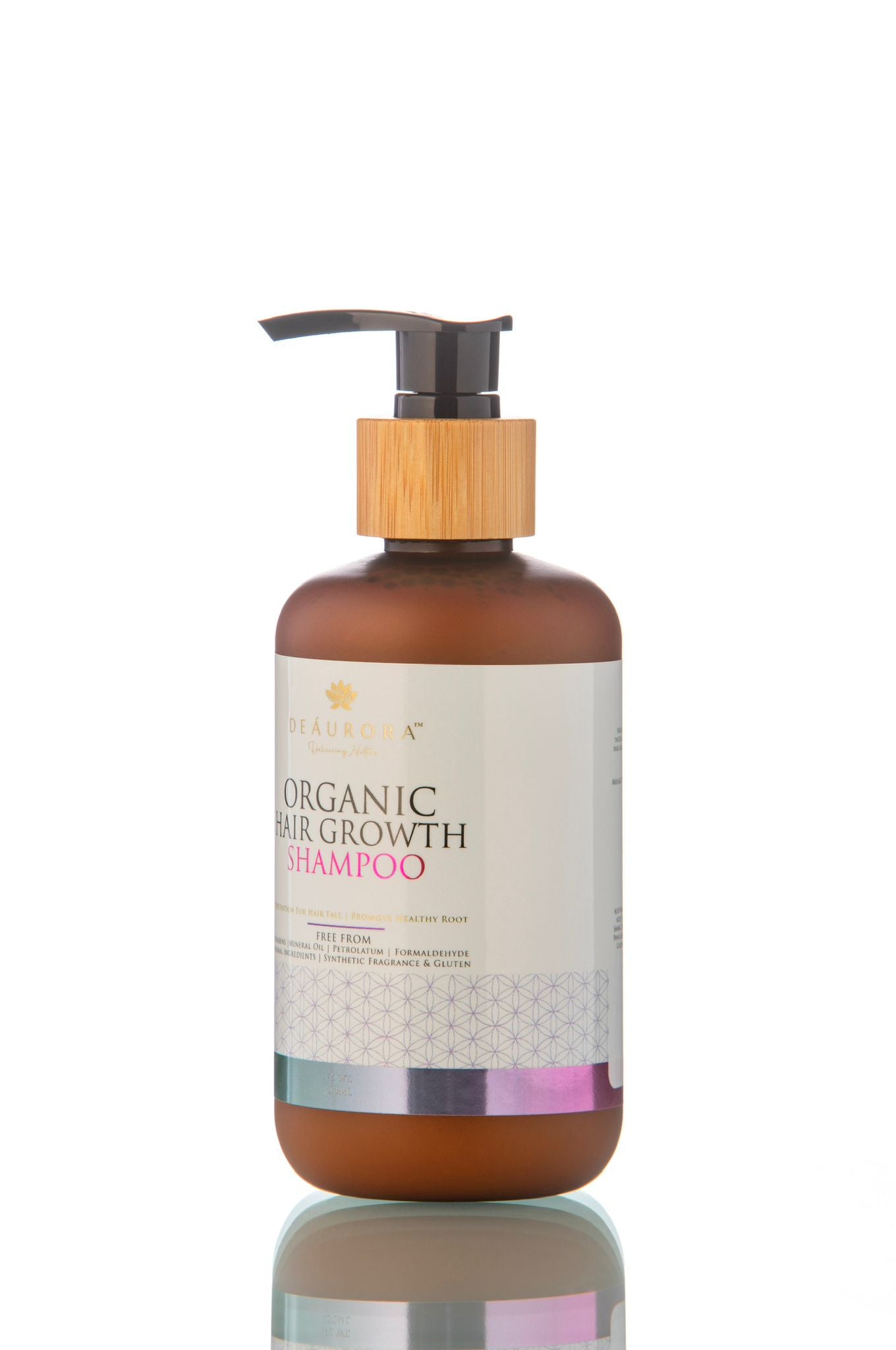 DeAurora Organic Hair Growth Shampoo 250ml