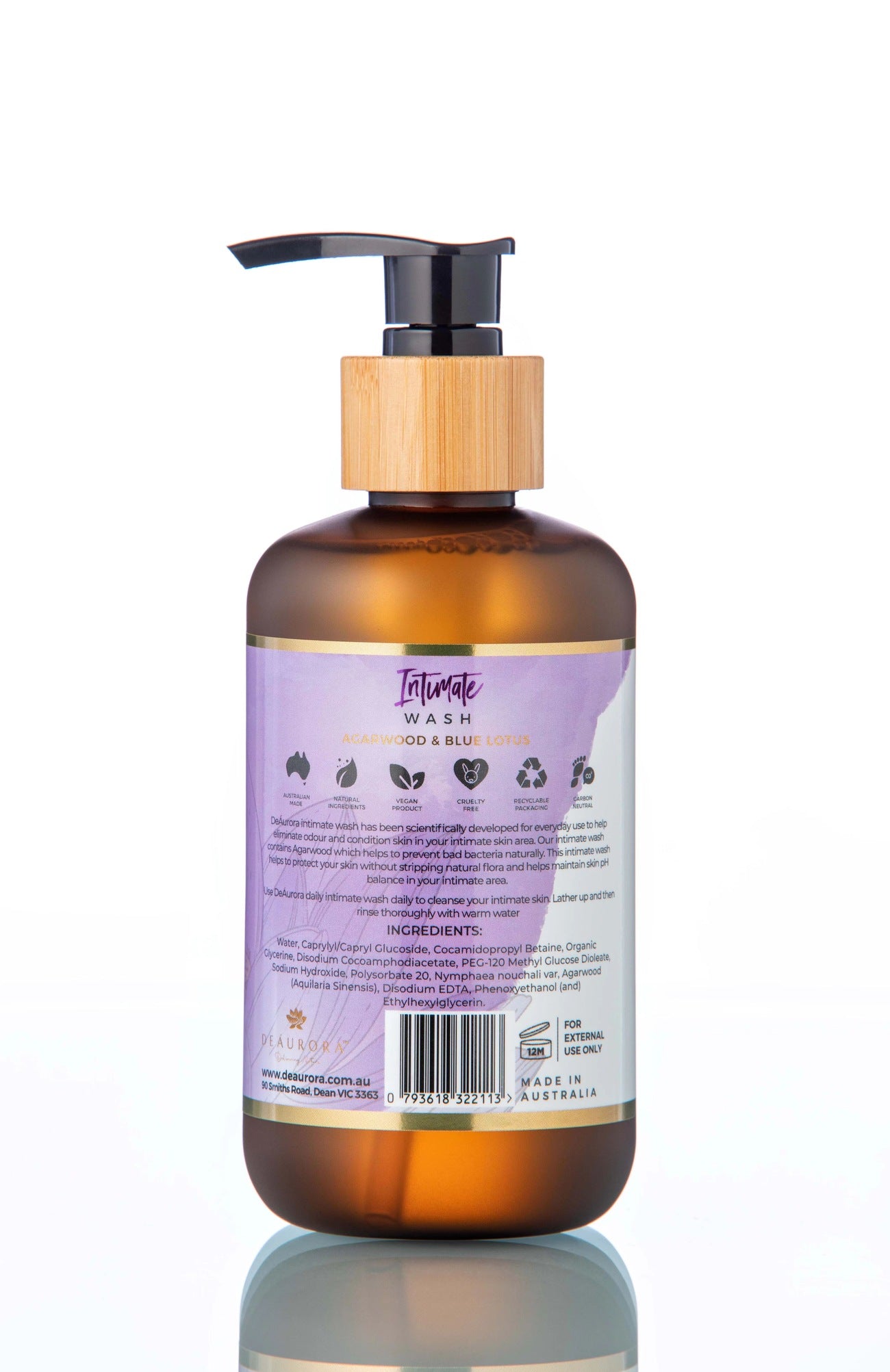 DeAurora Intimate Wash Blue Lotus 250ml