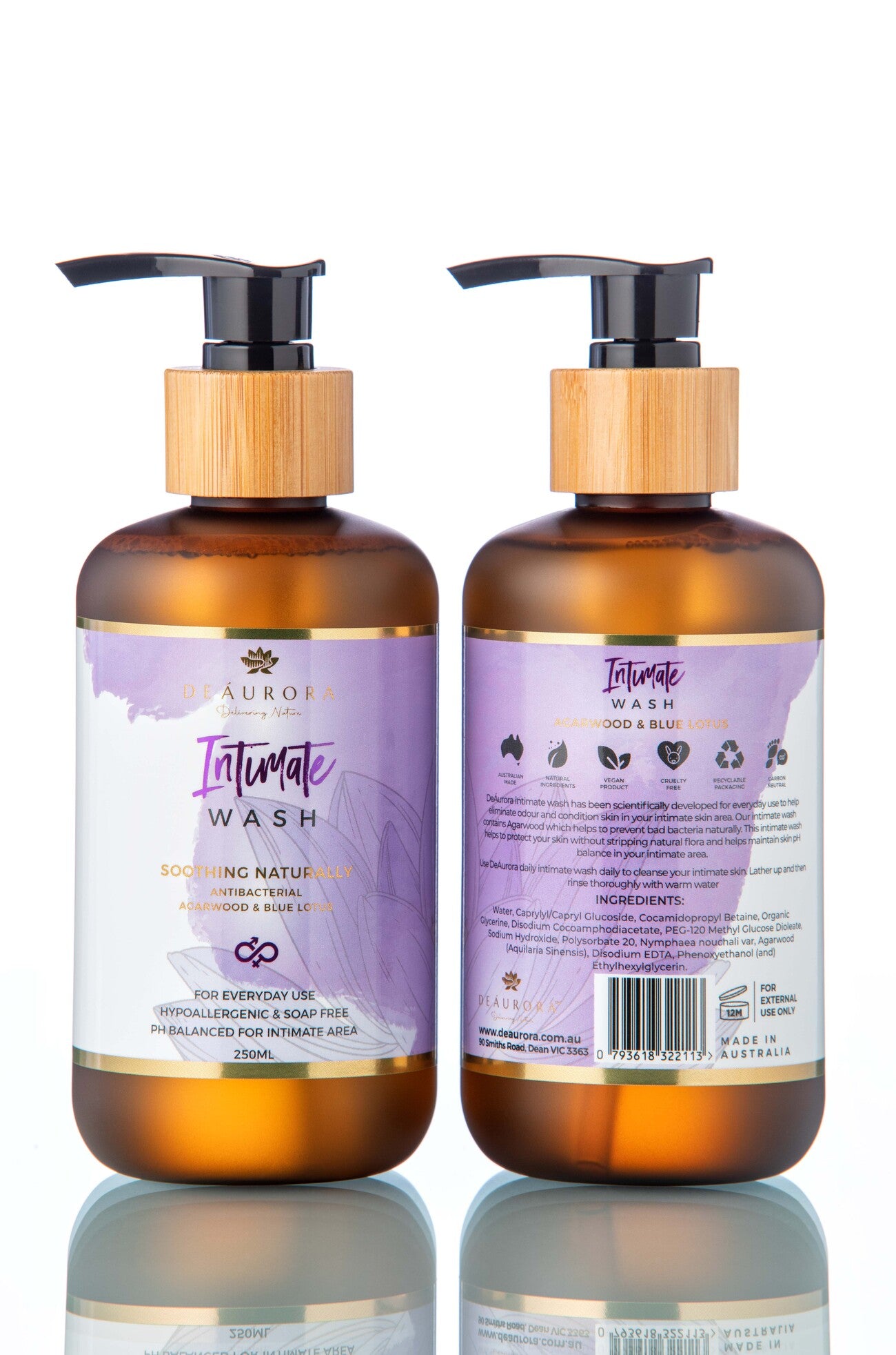DeAurora Intimate Wash Blue Lotus 250ml